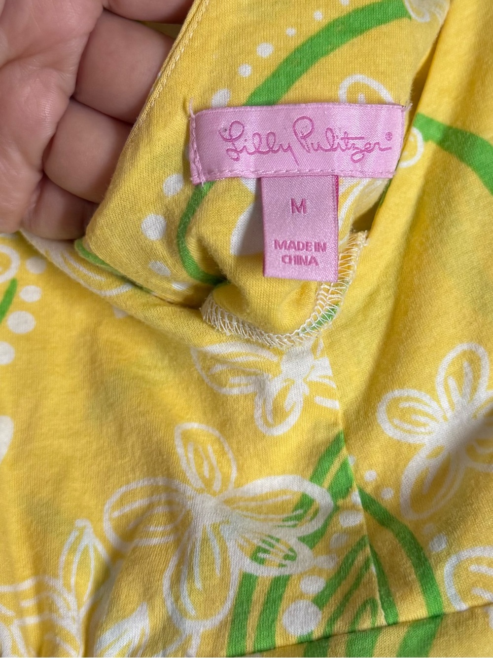 Lilly Pulitzer yellow tie back sundress - Picture 4 of 4